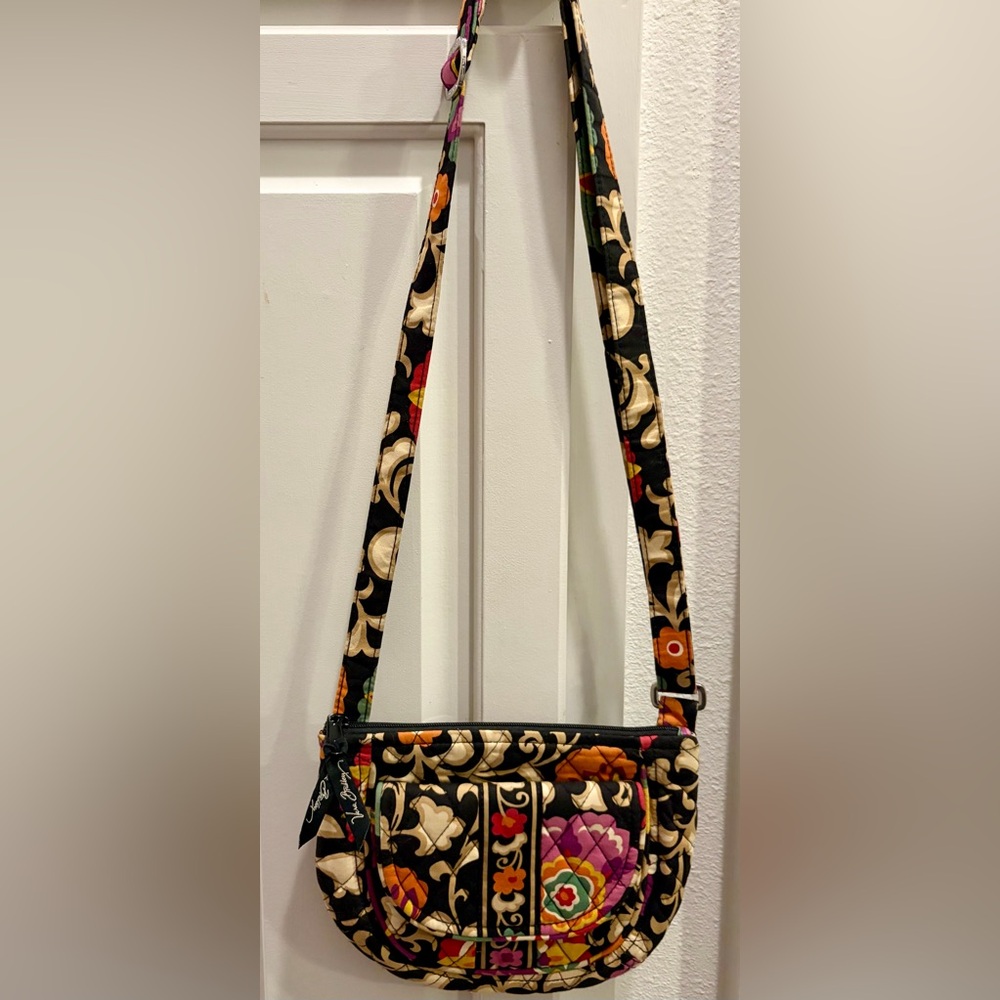 5 VERA BRADLEY Multicolor Floral Quilted Crossbody Bags, vanity and wallet EUC - Picture 10 of 14
